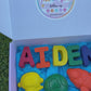 Kids Personalized Name Crayons & Shape - Set